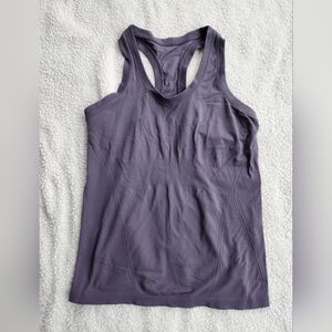 Athleta Purple Momentum Seamless Tank Top unknown size large or xlarge s…